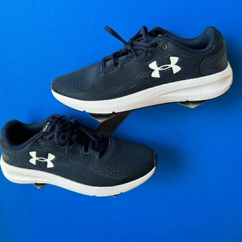 Under Armour Charged Pursuit 2 Training Siz 8.5 Navy Shoes # 3022594-401 - Men's